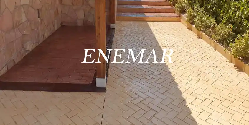 Pavimento de hormigón estampado en Colmenarejo