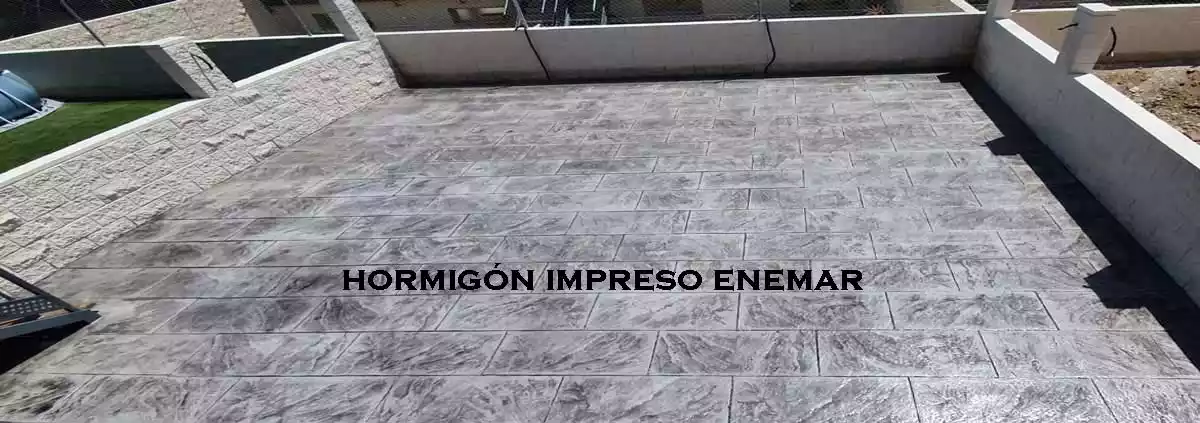 Pavimento de hormigón impreso Madrid