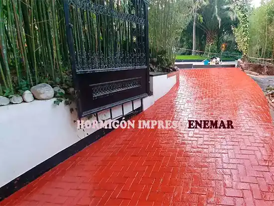 Instaladores de hormigón impreso en Alcobendas