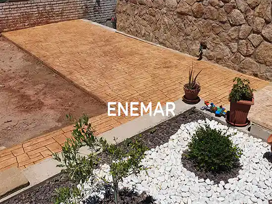 Instaladores de hormigón impreso en El Álamo