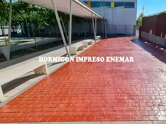 Instaladores de hormigón impreso en Leganes