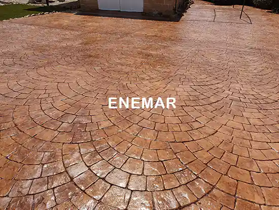 Obra de hormigón impreso San Martín de Valdeiglesias