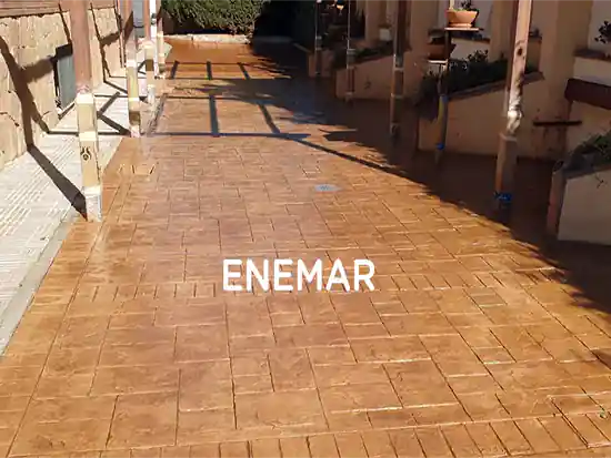 Instaladores de hormigón impreso en Serranillos del Valle