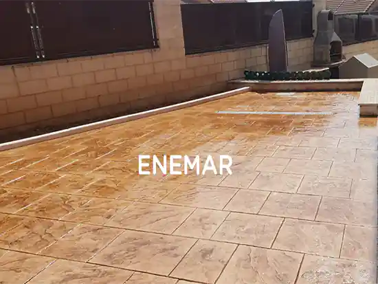 Instaladores de hormigón impreso en Villamantilla