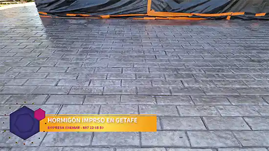 Obra de hormigón impreso Getafe